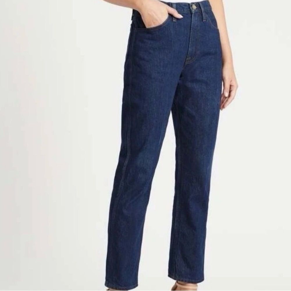Frame Le Italien Straight Classic Blue Denim Jeans NWT Size 28 - Picture 2 of 11